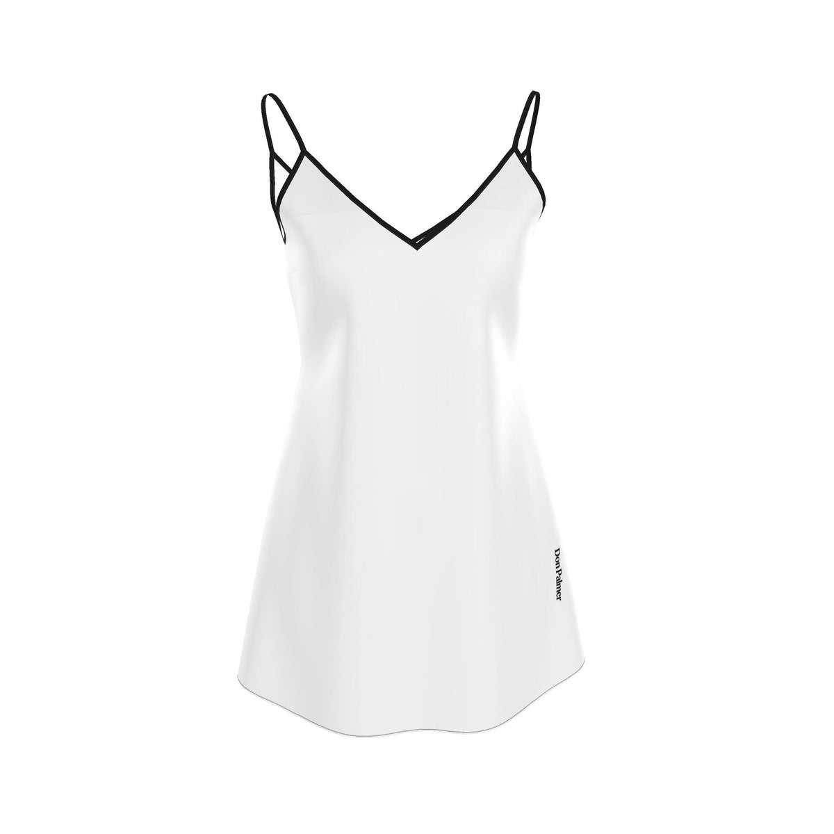 Don Palmer Interlocking DP Logo Mini Slip Dress