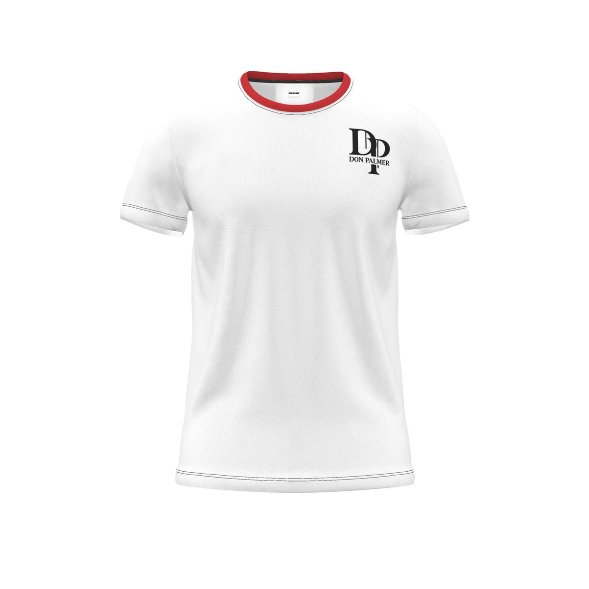 Don Palmer Interlocking DP Logo All-Over Print T-Shirt